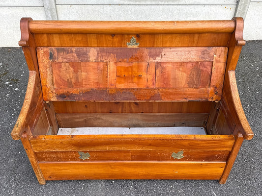Banc coffre – Vintage – Mobilier – Bois massif