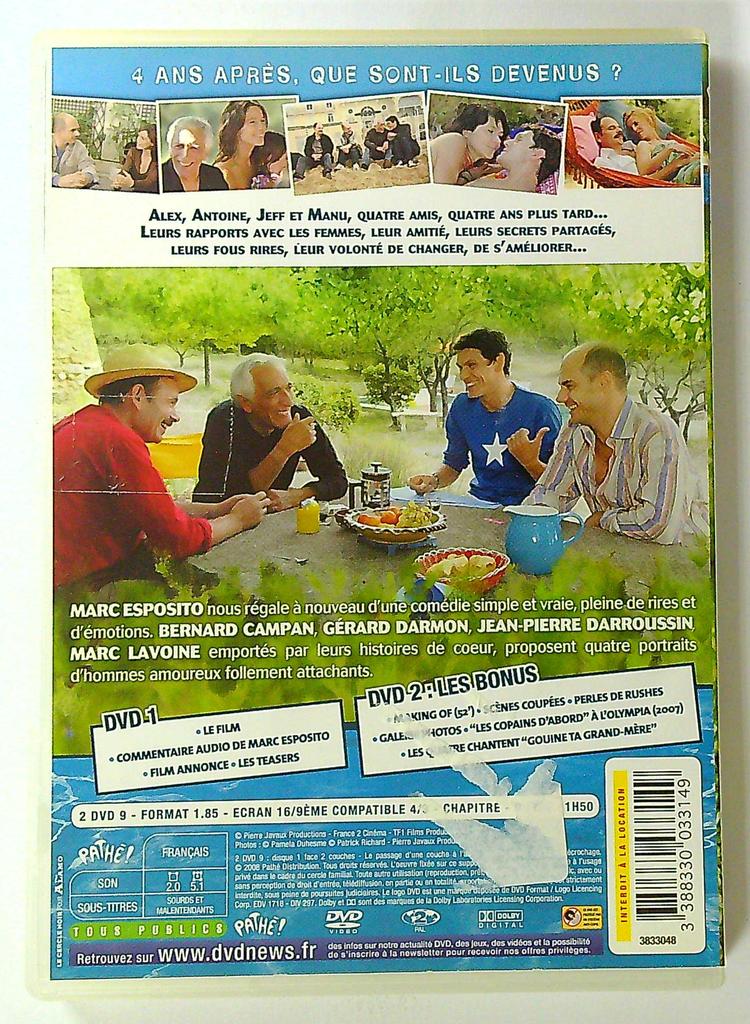 Dvd Le Cœur des hommes 2 Édition 2 Dvd Marc Esposito