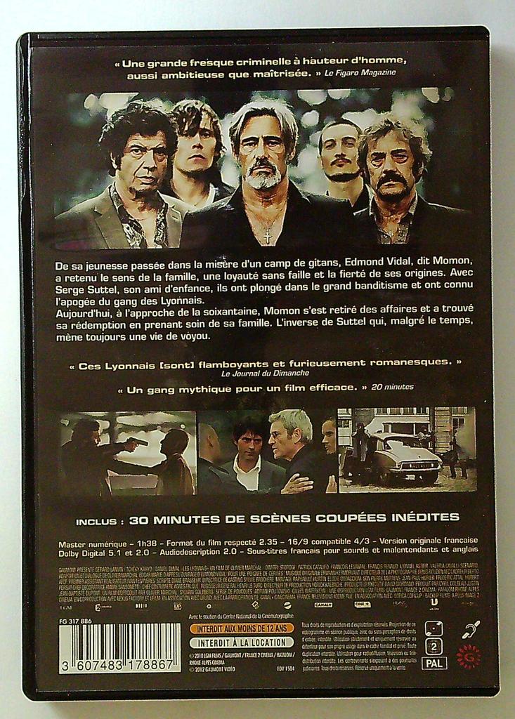 Dvd Les Lyonnais - Film de Olivier Marchal - Gaumont