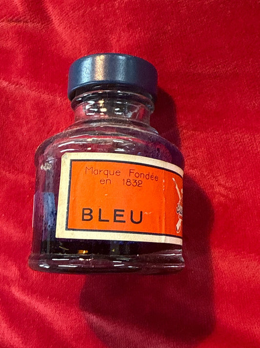 Flacon d'encre vide – Stephens – Calligraphie – Vintage