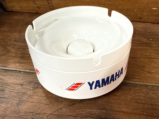 Cendrier Yamaha – Vintage blanc