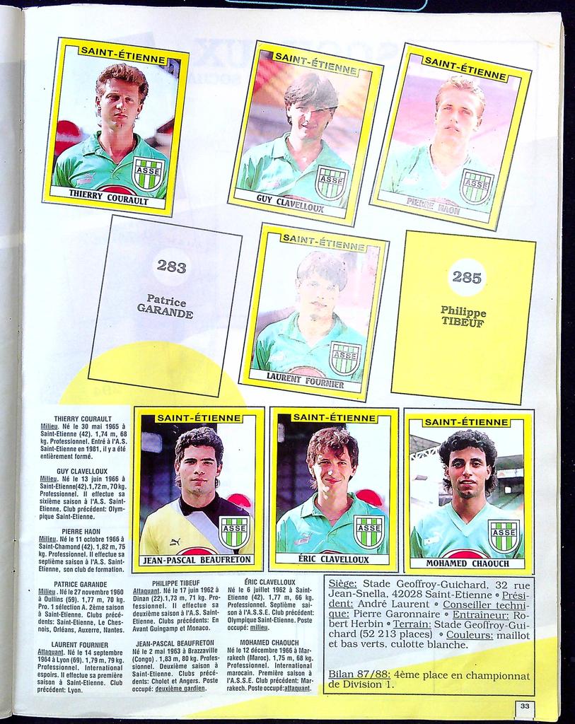 Album Panini Foot 89