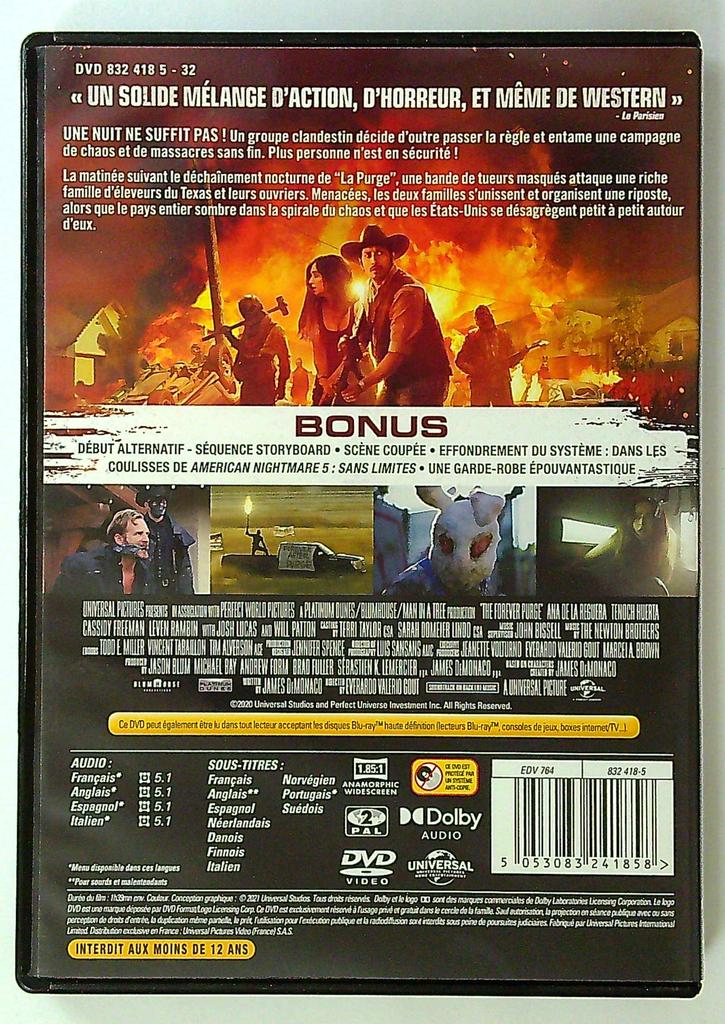 Dvd American Nightmare 5 : Sans Limites