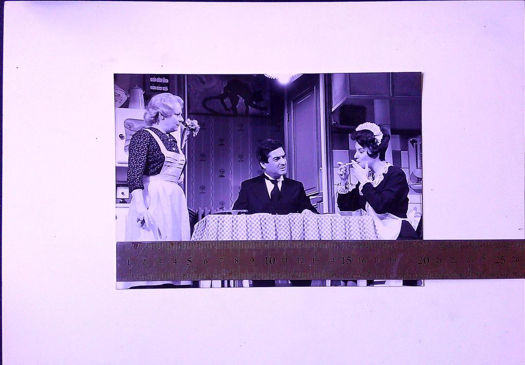 Photo de presse théâtre Désiré Sacha Guitry Christian Muler Jean-claude Brialy Bernadette Laffont
