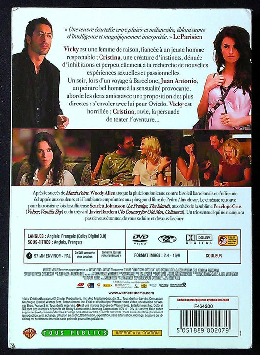 Dvd Vicky Cristina Barcelona – Cinéma – Woody Allen