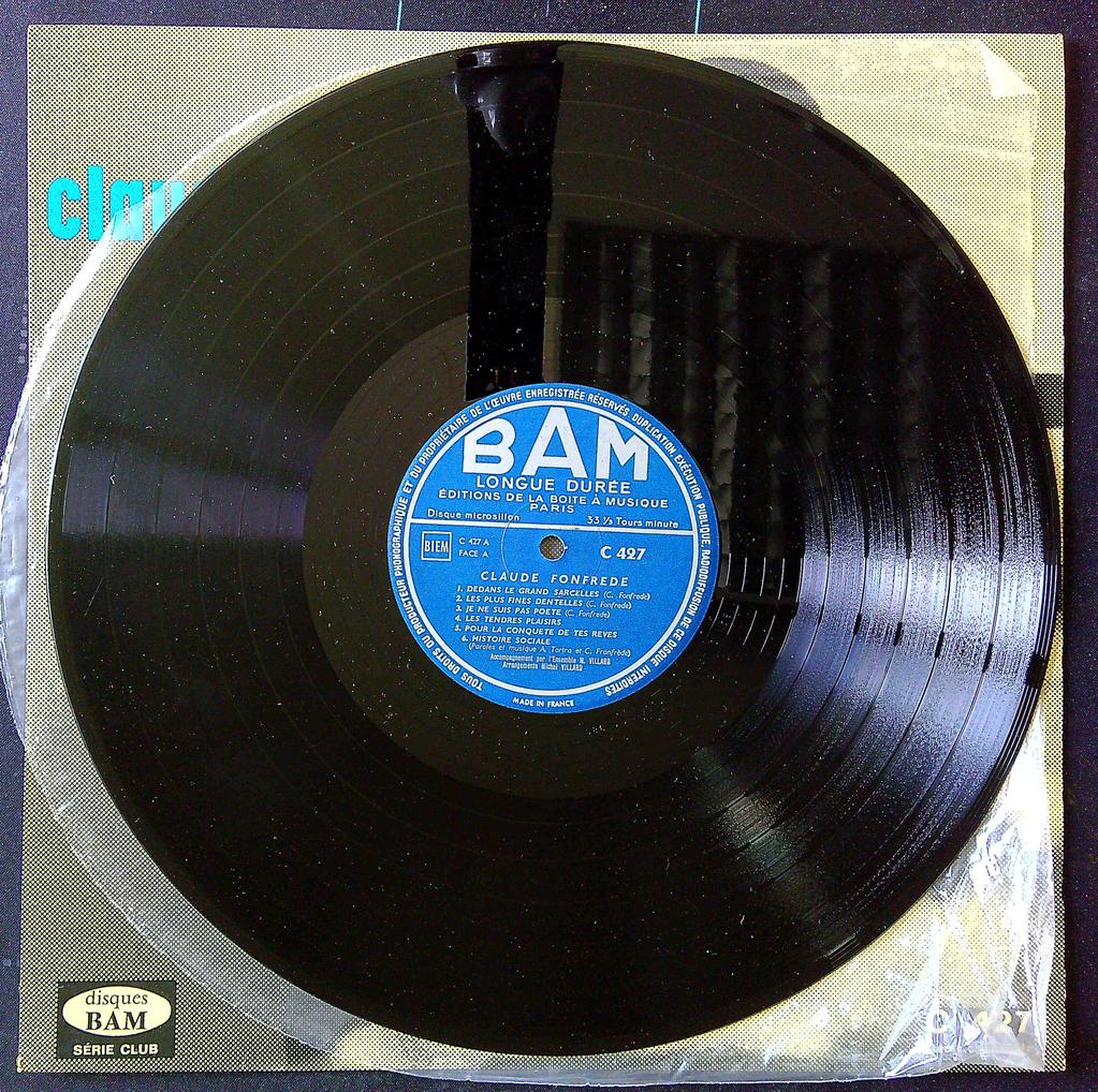 Vinyle – Claude Fonfrède – Musique – Chanson française