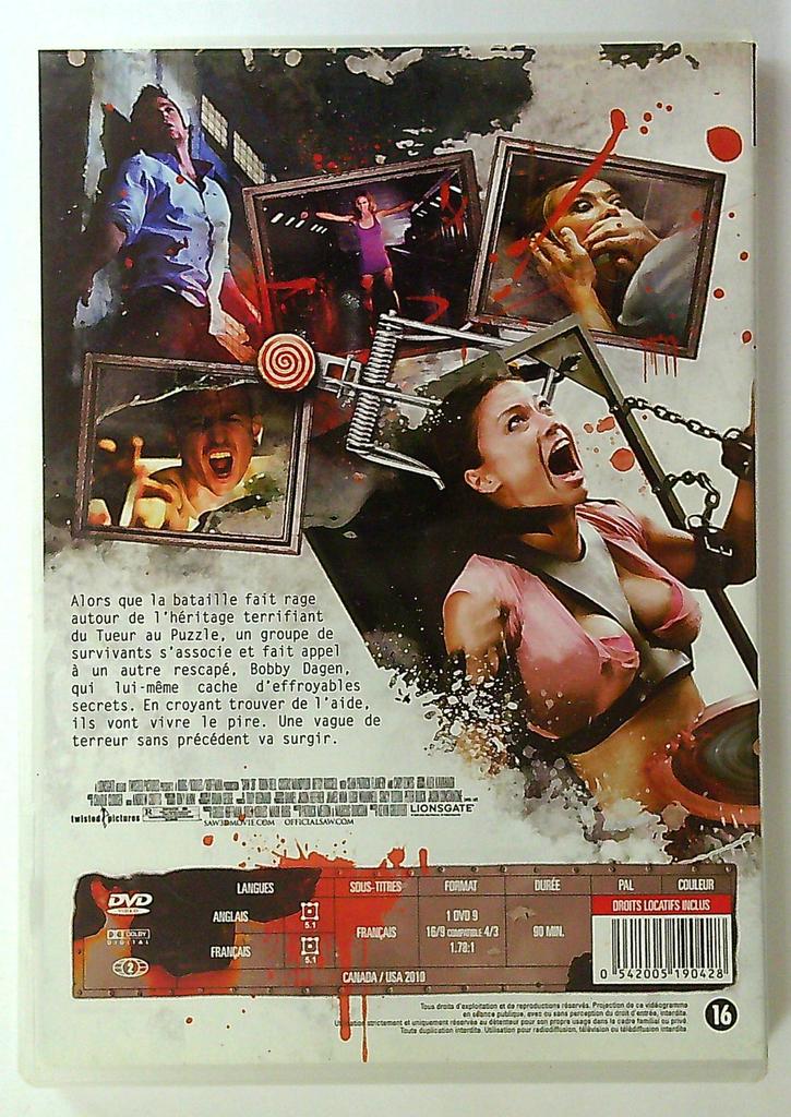 Dvd Saw Vii : Le Chapitre Final