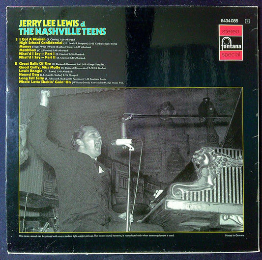 Vinyle Jerry Lee Lewis Live At The Star Club Hamburg Fontana