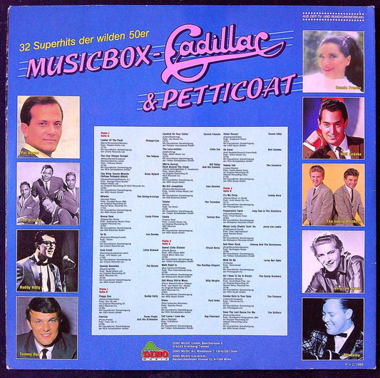 Vinyle Musicbox-cadillac & Petticoat Dino Music bleu