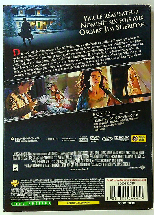 Dvd Dream House Daniel Craig Naomi Watts Rachel Weisz