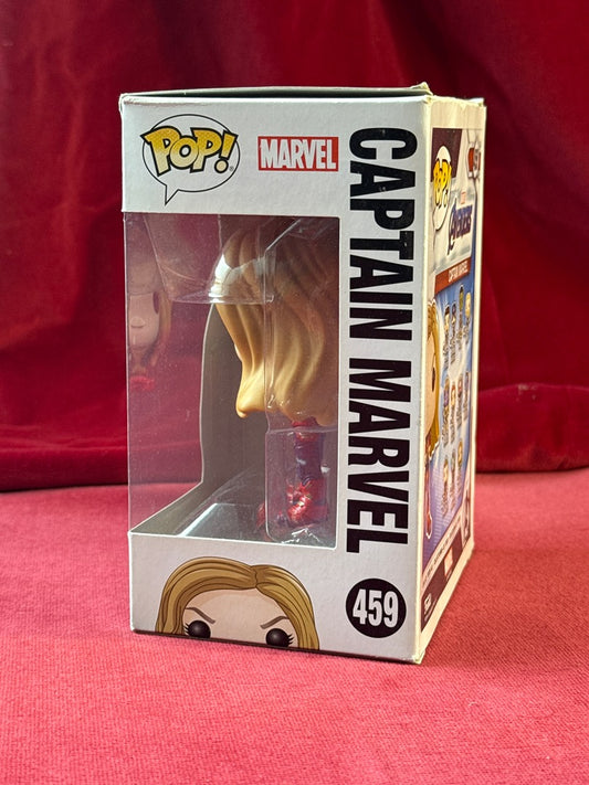 Figurine Funko Pop! Captain Marvel Avengers n°459 à tête mobile, avec boîte