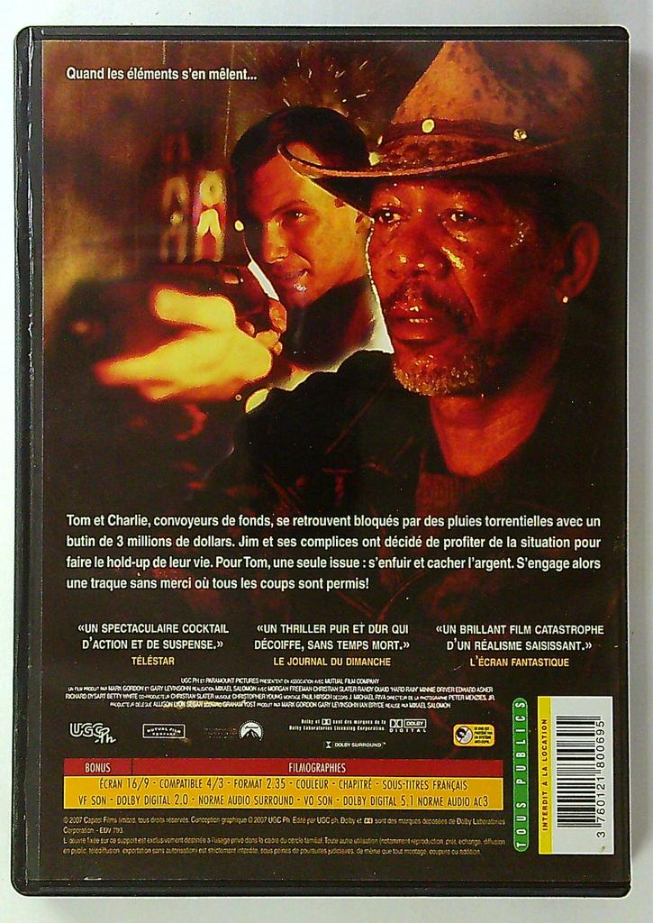 Dvd Pluie d'enfer - Morgan Freeman & Christian Slater