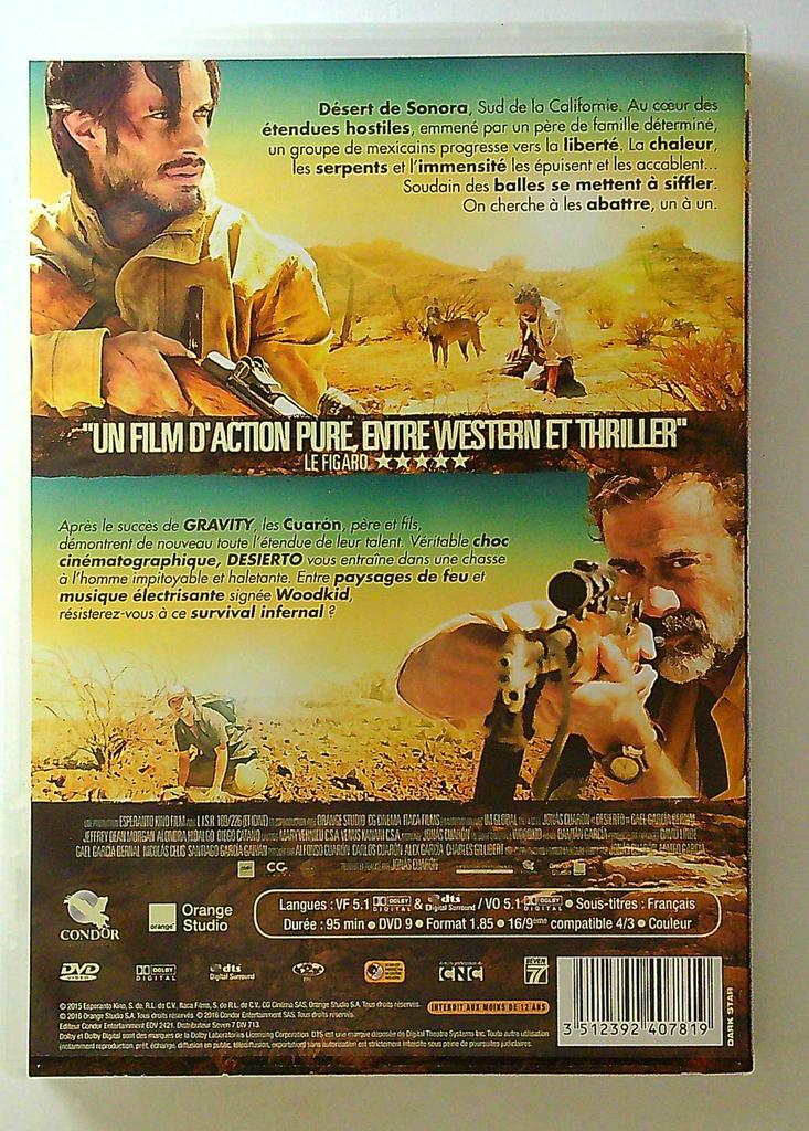 Dvd Desierto - Film d'action de Jonas Cuarón