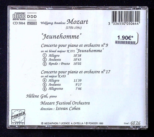 Cd – Mozart Jeunehomme – Musique – Concerto pour piano