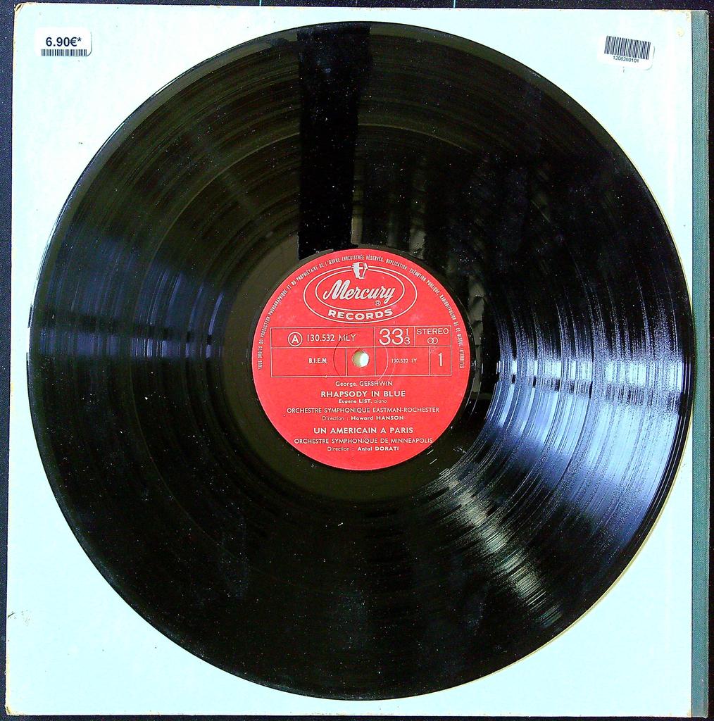Vinyle 33t – Gershwin – Musique – Living Presence