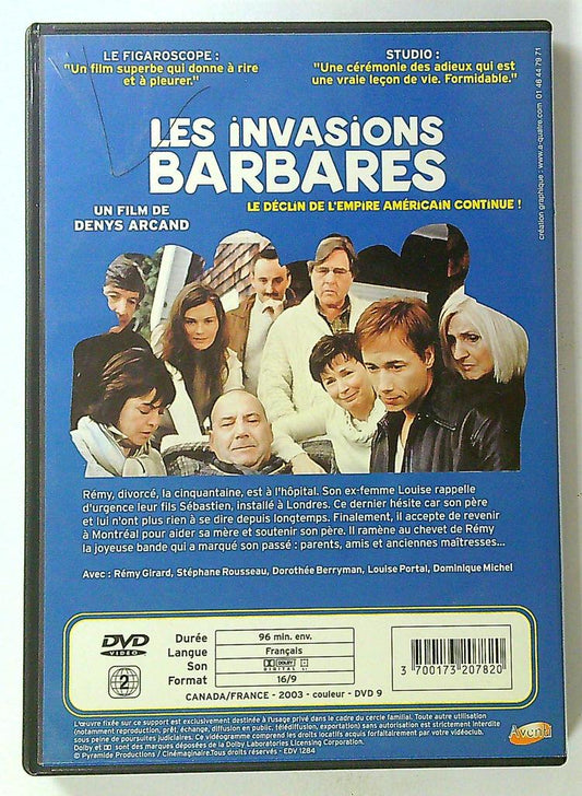 Dvd Les Invasions Barbares Denys Arcand