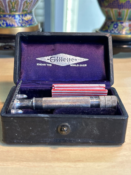 Rasoir de sûreté – Gillette – Rasoir – Coffret vintage