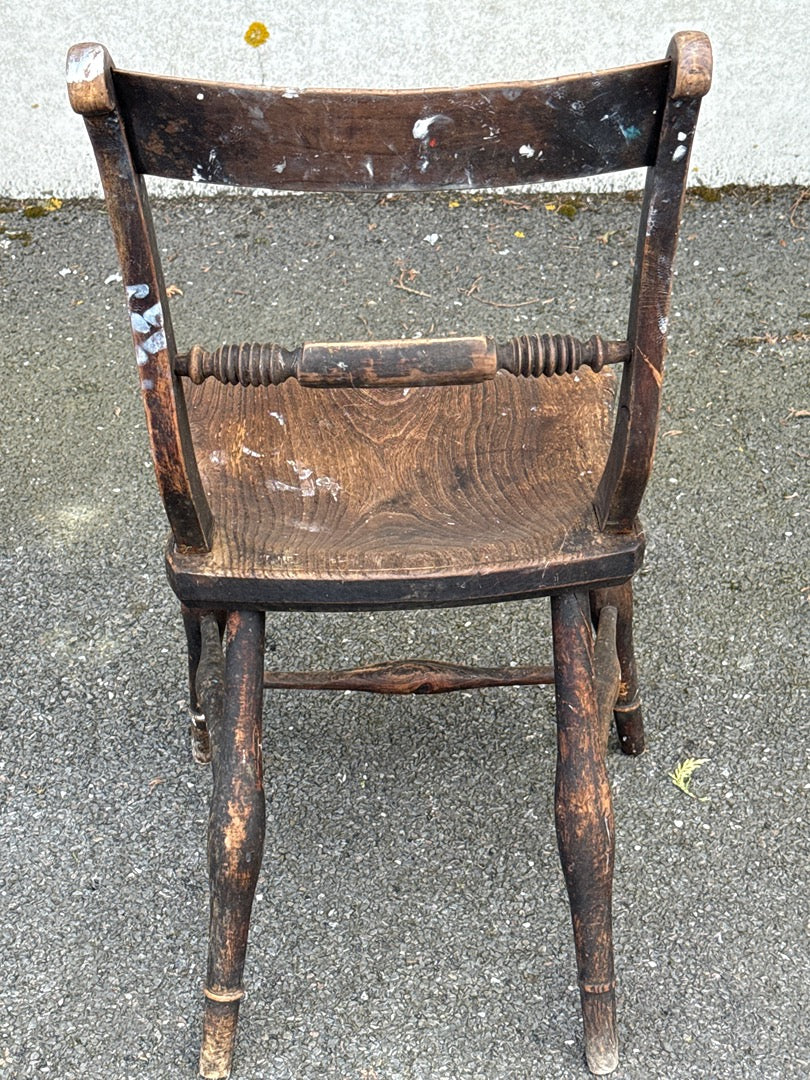 Lot de 3 chaises – Vintage – Mobilier – Bois massif