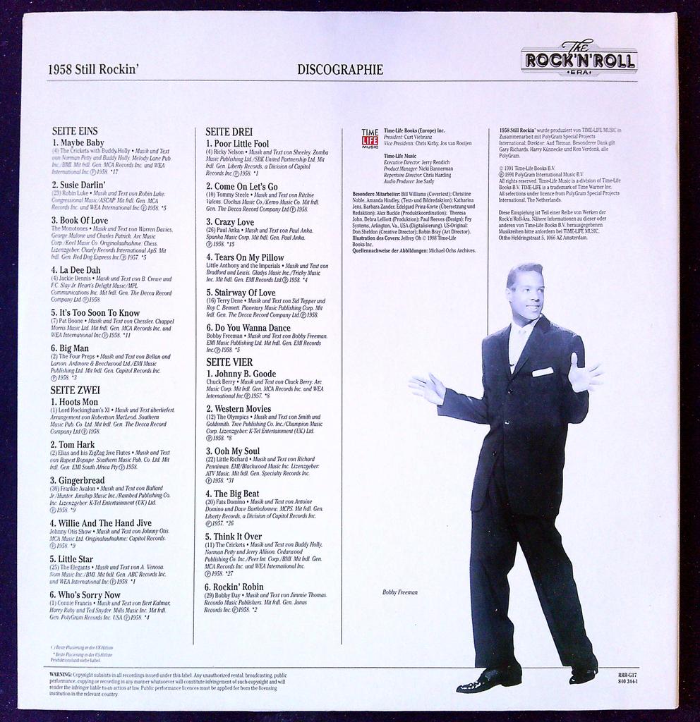 Vinyle Time Life Music 1958 Still Rockin' bleu