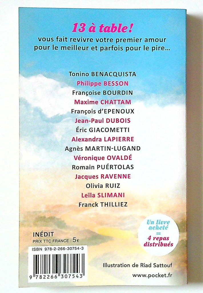 Livre 13 à table ! Pocket Littérature Collectif