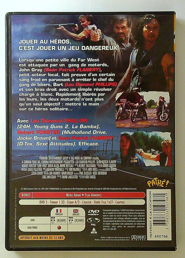 Dvd Héros Solitaire Lou Diamond Phillips Pathé!