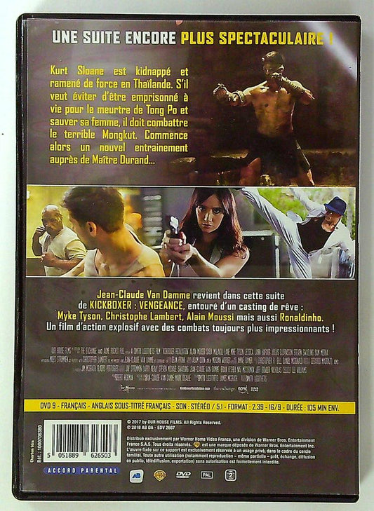 Dvd Kickboxer L'héritage jean-claude Van Damme Mike Tyson