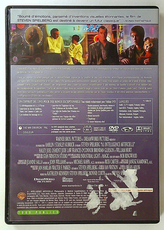 Dvd A.i. Intelligence Artificielle Steven Spielberg