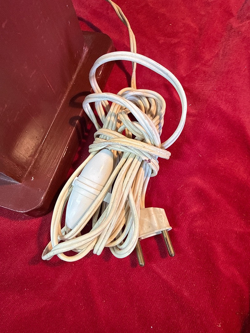 Lampe de bureau – Vintage – Luminaire – Bakélite marron et crème