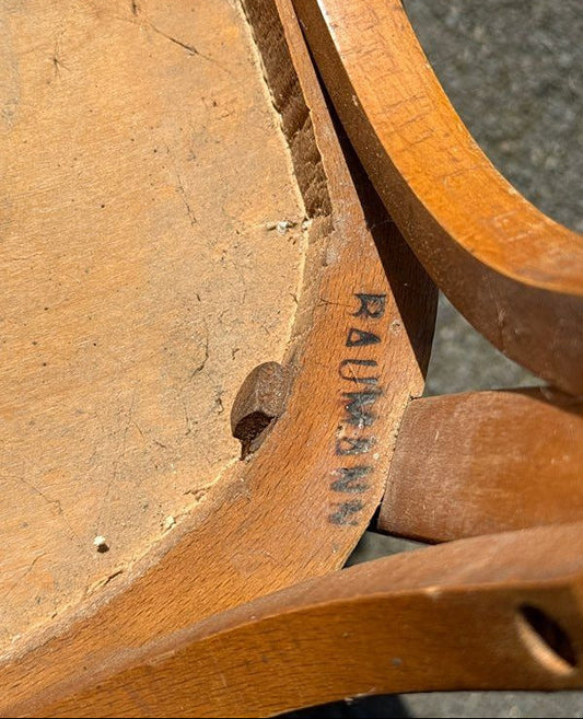 Lot de 6 chaises Thonet – 1 Baumann – Mobilier – Vintage bois