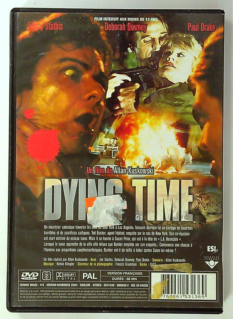 Dvd Dying Time version Française Allan Kuskowski