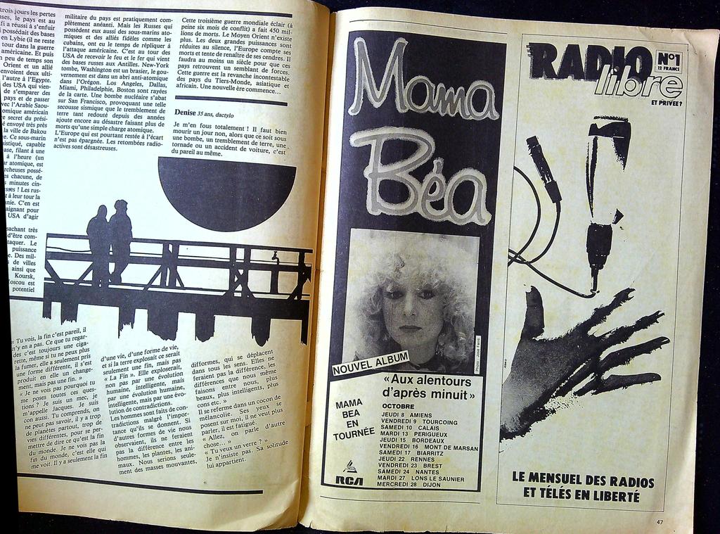 Magazine – Gig n°11 Octobre 1981 – Musique – Klaus Nomi Grace Jones