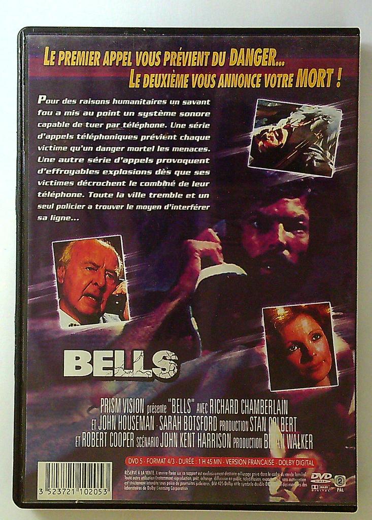 Dvd Bells Meurtre par téléphone Richard Chamberlain