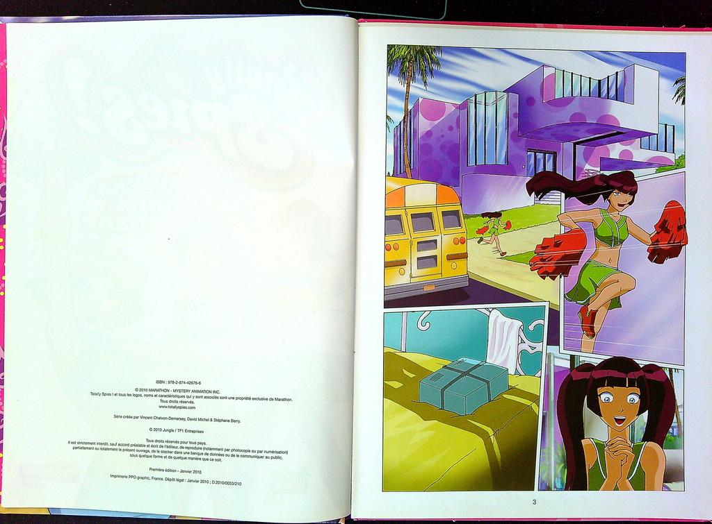 Livre Bd – Totally Spies – Sish Ka Boom Bah – Jungle Kids