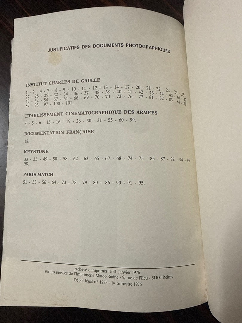 Livre – Images de Charles de Gaulle – Histoire – Édition 1976