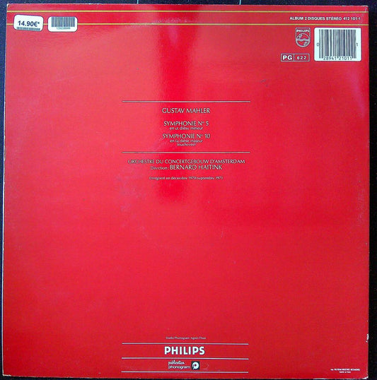 Double vinyle – Mahler Symphonies 5 & 10 – Musique – Bernard Haitink