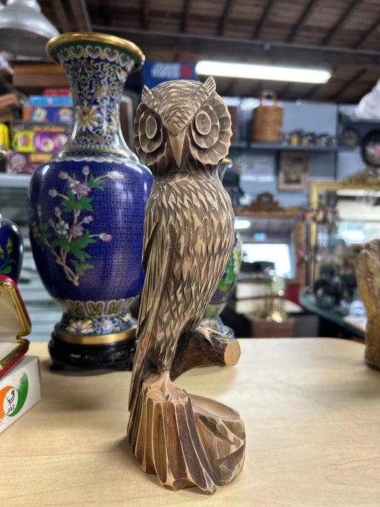 Statuette Bois Chouette / Hibou