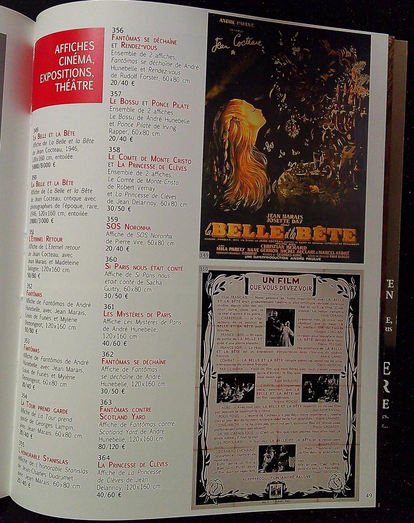 Catalogue – Cocteau Marais – Livre – Arts Talents