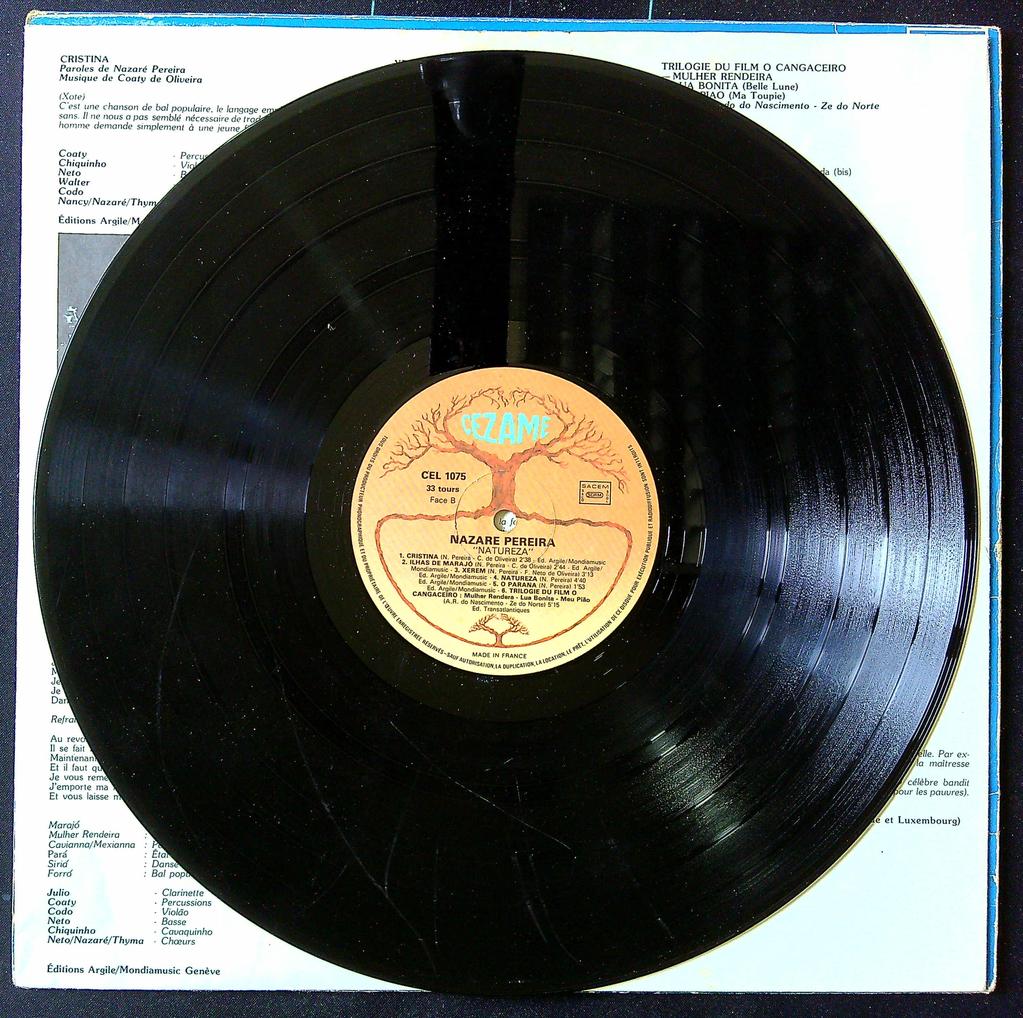 Vinyle Nazaré Pereira – Natureza – Musique – Brésil