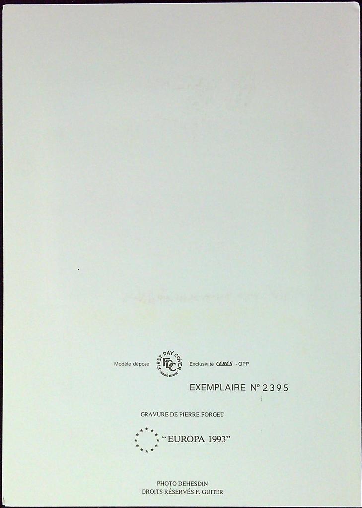 Germaine Richier Enveloppe Dépliant Timbre 1er jour Encart Fdc Yvert et Tellier