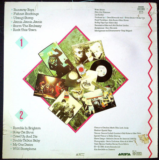 Vinyle Lp Stray Cats Pin-up Arista Records