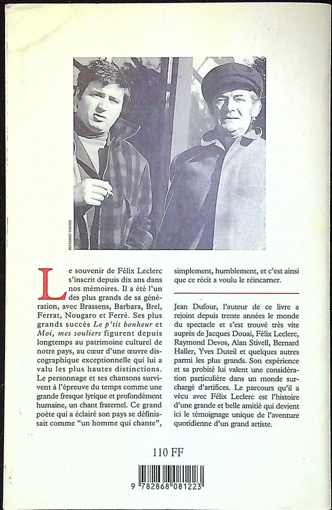 Livre – Christian Pirot – Biographie – Félix Leclerc