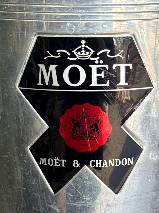 Seau à champagne – Moët & Chandon – Ustensile de bar – Argit métal argenté