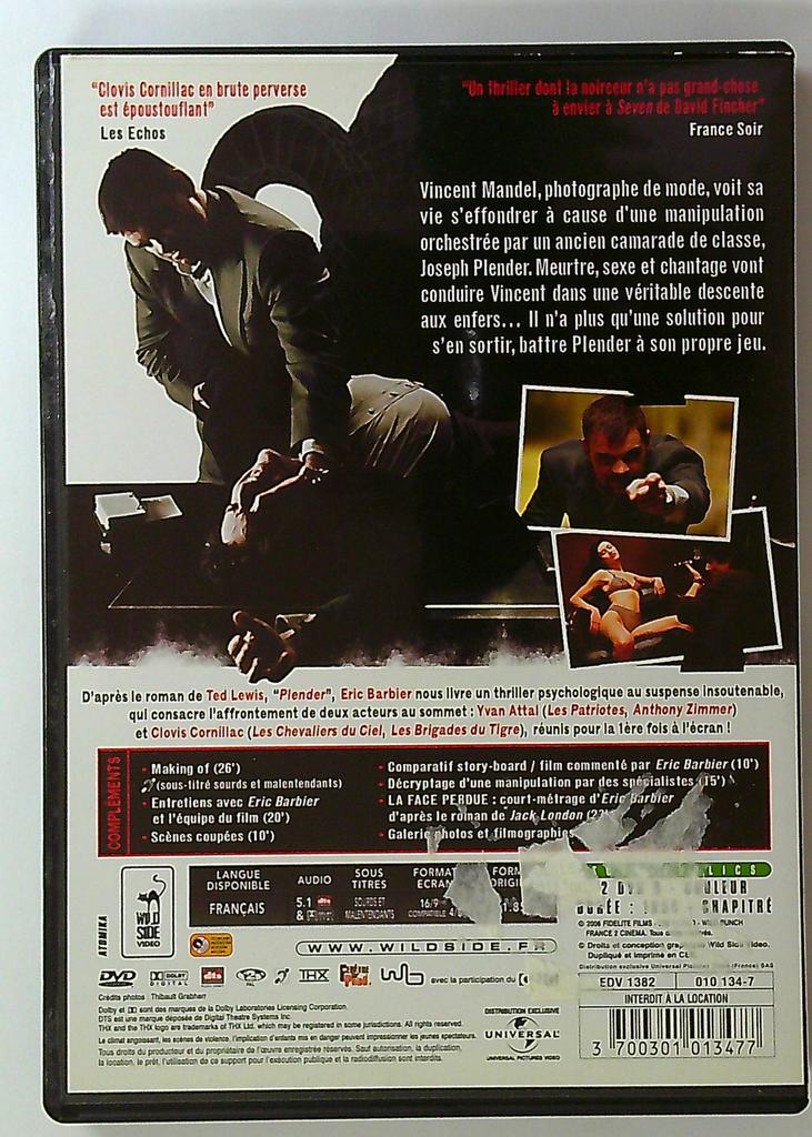 Dvd Le Serpent Eric Barbier Yvan Attal Clovis Cornillac
