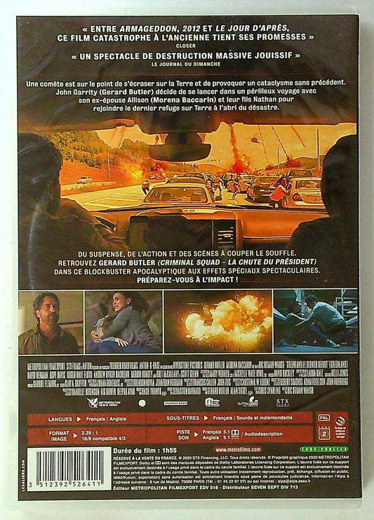 Dvd Greenland Le Dernier Refuge Metropolitan Gerard Butler