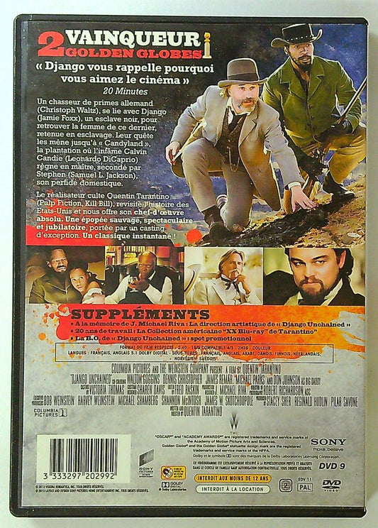 Django Unchained Dvd Quentin Tarantino