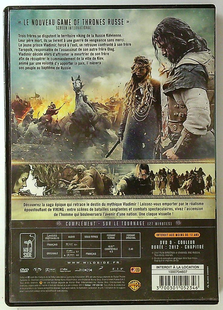 Dvd Viking : La naissance d'une nation action Historique