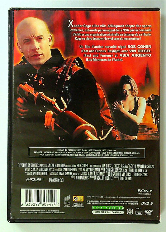 Dvd xxx action Vin Diesel Sony Pictures