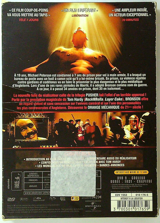 Dvd Bronson Tom Hardy Nicolas Winding Refn Wild Side