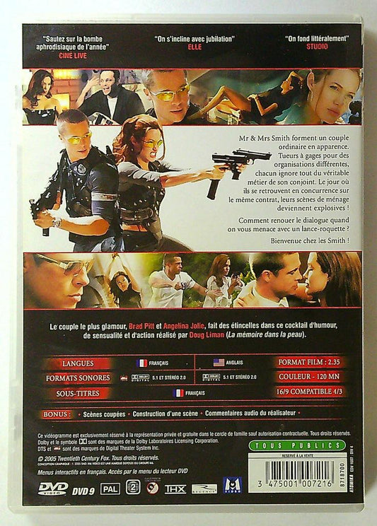 dvd Mr. & Mrs. Smith - Brad Pitt & Angelina Jolie
