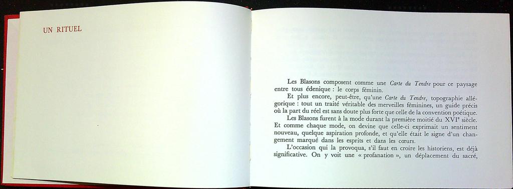 Livre – Les Blasons du corps féminin – Littérature – Poésie
